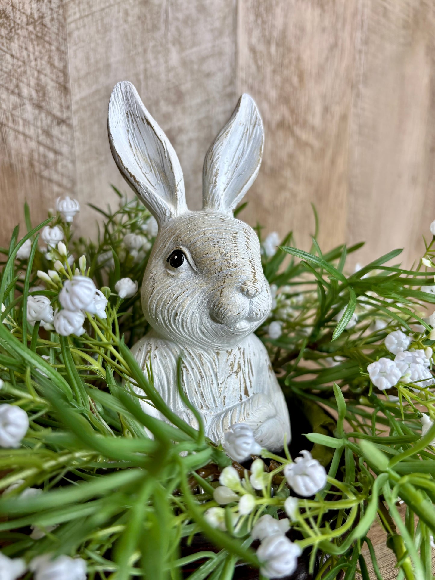 Carved Bunny Bust