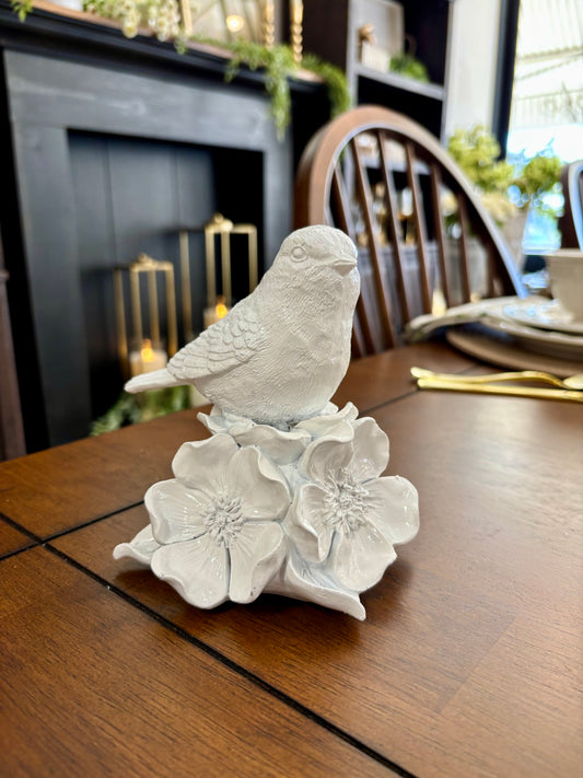 White Birds on Hydrangea