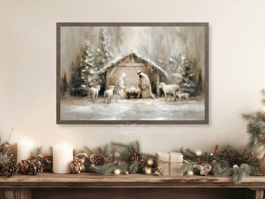 Framed Nativity