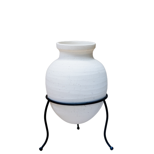 Ceramic Vase w/Stand
