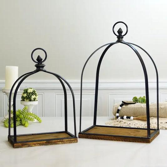 Metal and Wood Trays