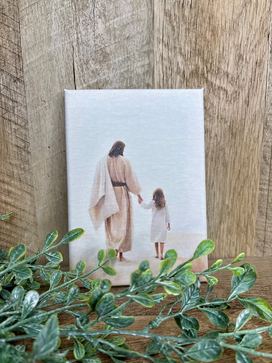 Jesus Walking Canvas