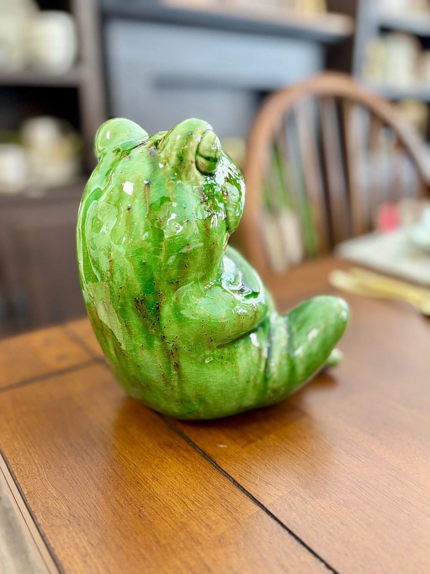 GREEN SLEEPING FROG