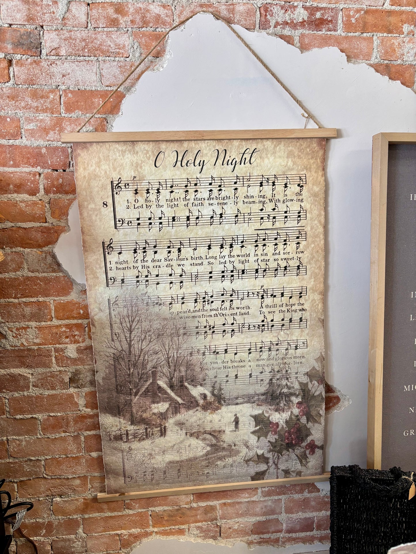 Music Sheets Hanging Tapestry