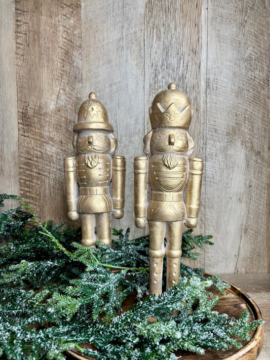 12.25" GOLD NUTCRACKERS