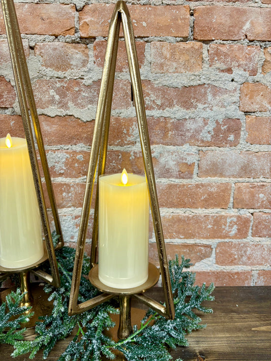 20" GOLD TREE PILLAR HOLDER