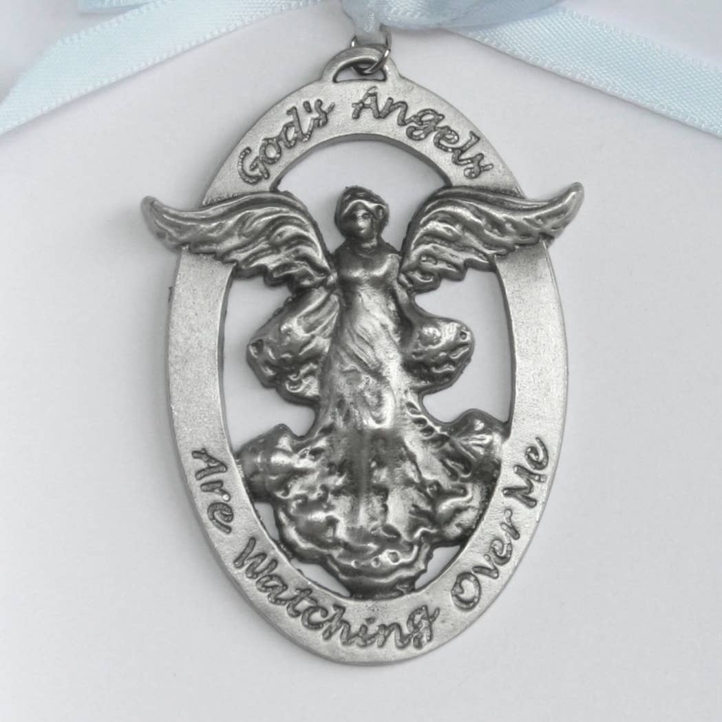 Baby Cradle Medal Angel