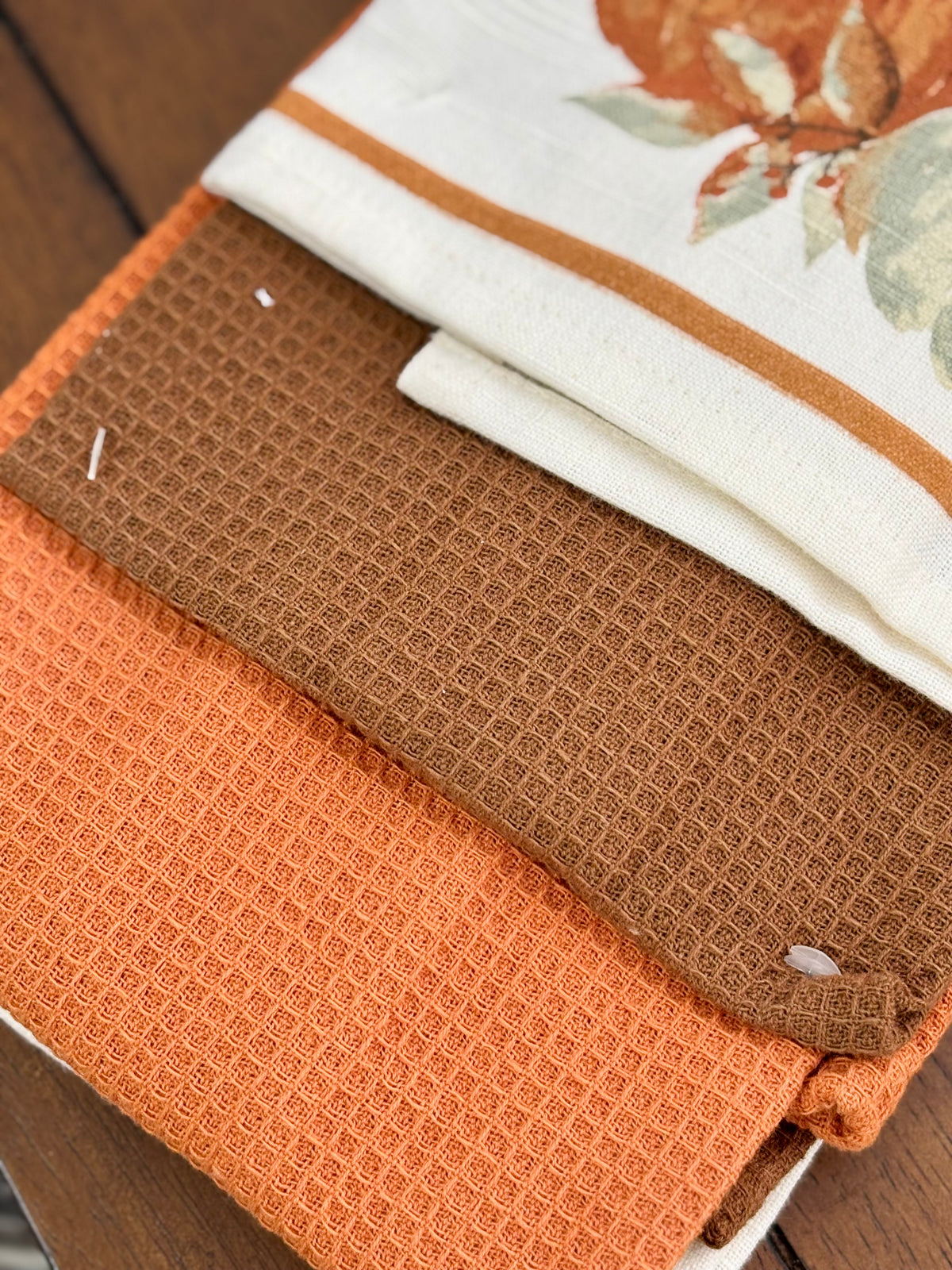 Fall Pumpkin Towel Set