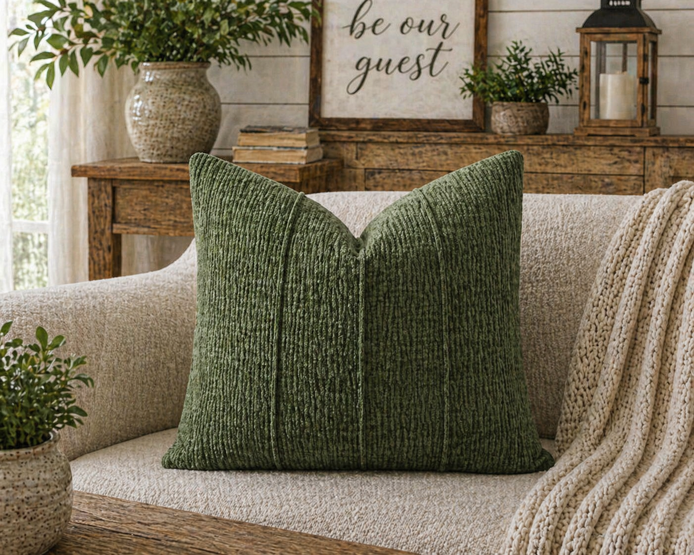 Green Pillow