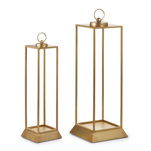 Gold Lanterns Set of 2