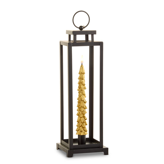 Lantern w/ Tapper Tree Candle