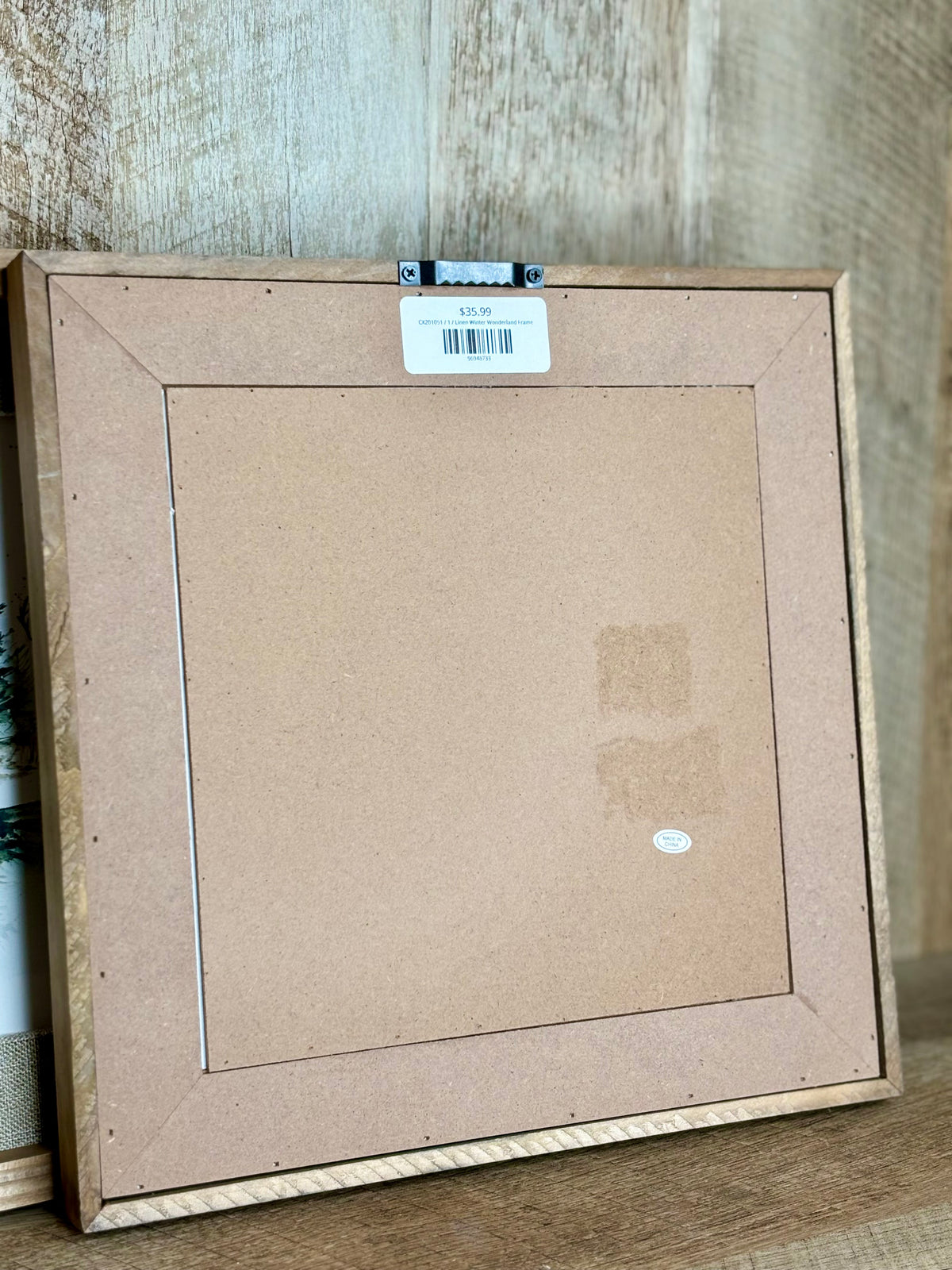 Linen Winter Wonderland Frame