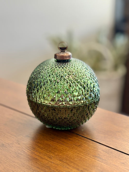 Green Diamond Orn Jar