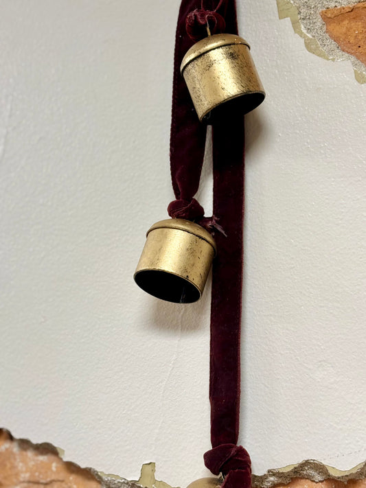 Velvet Gold Bell Hanger