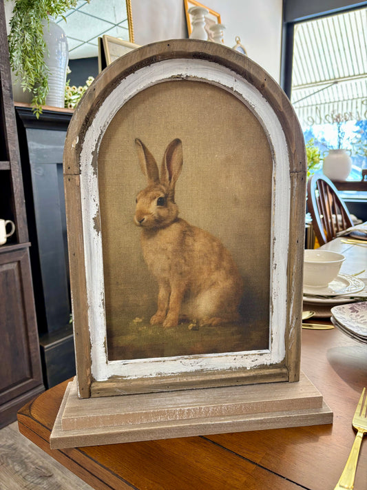 Vintage Rabbit Framed Print