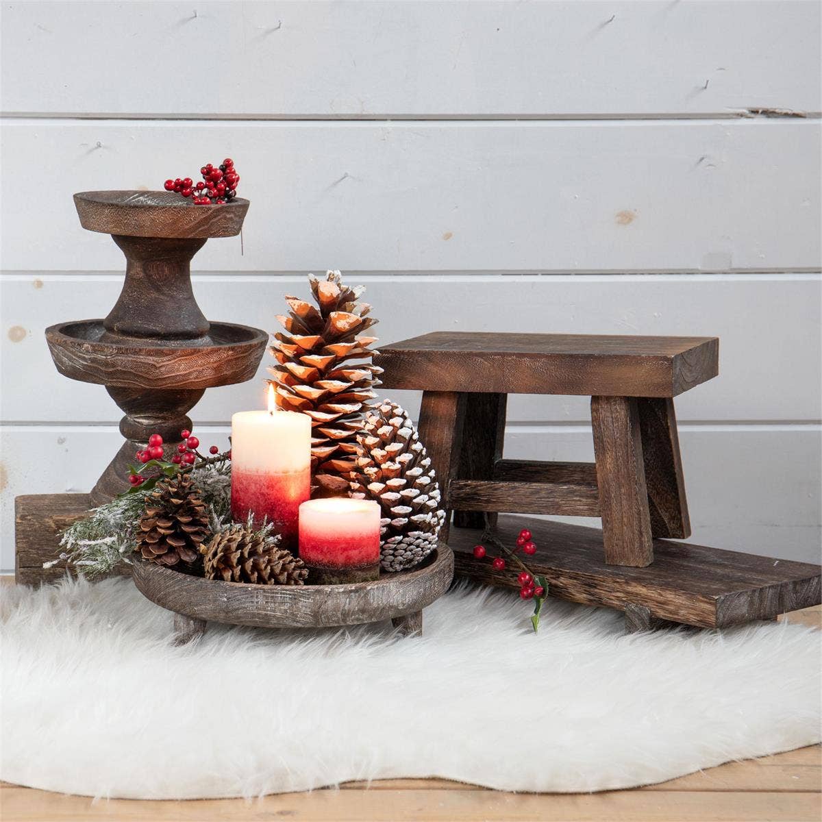 Wood Pedestal Riser