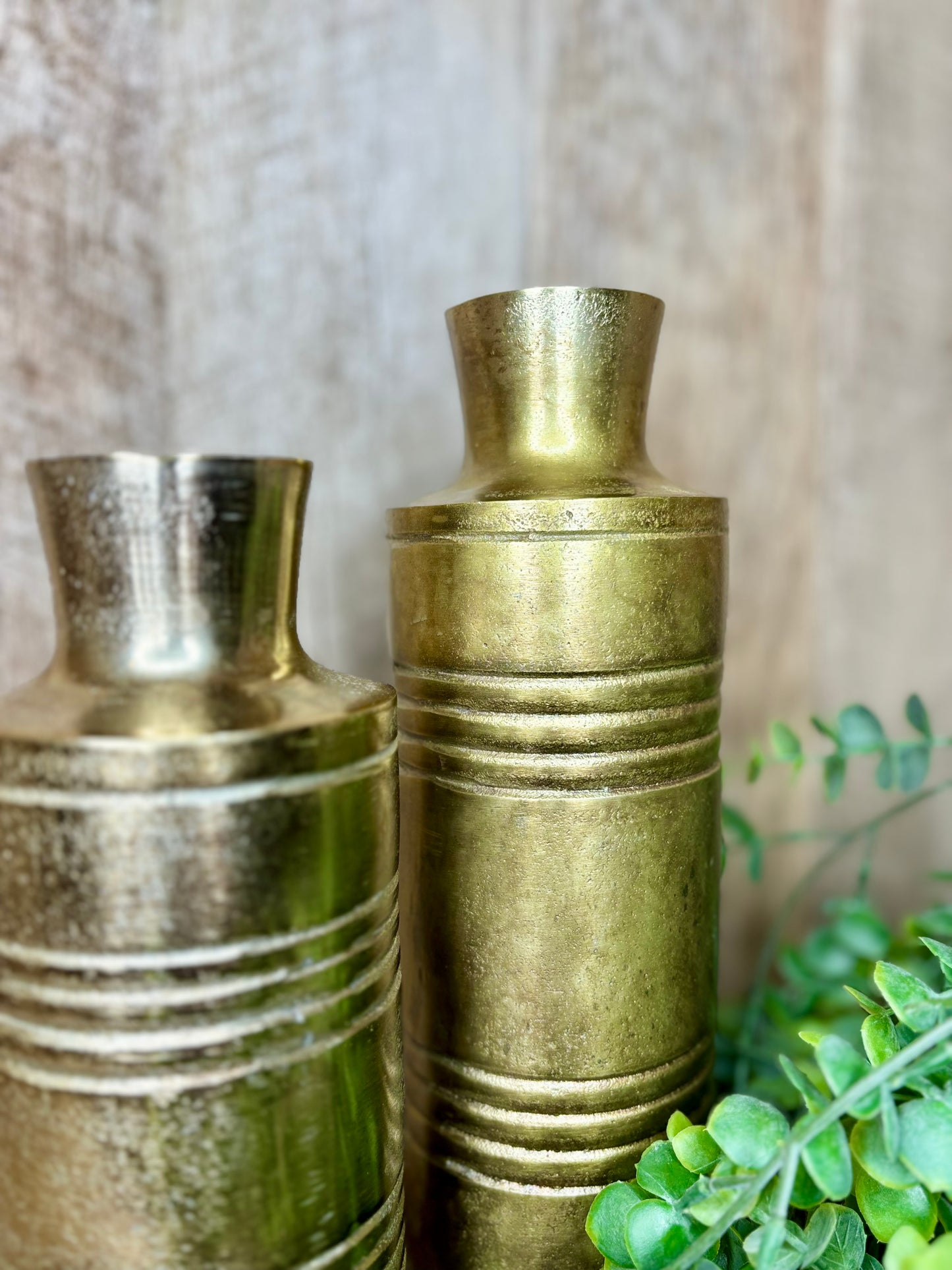Champagne Alum Vase