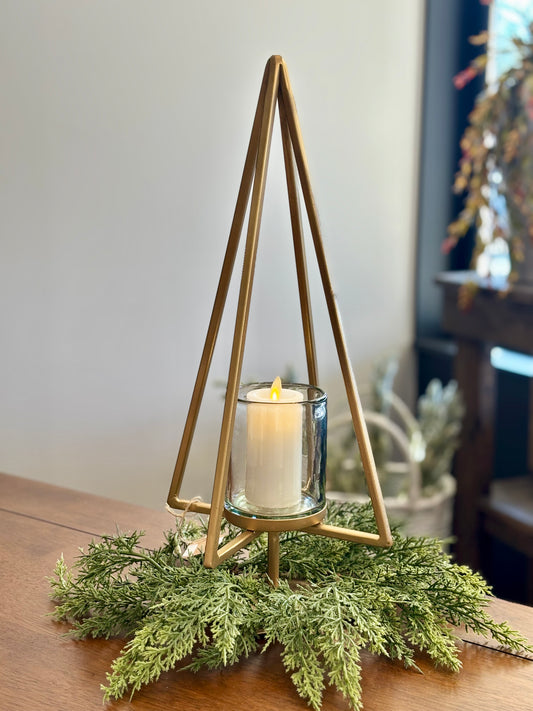 Metal Tree Candle Holder