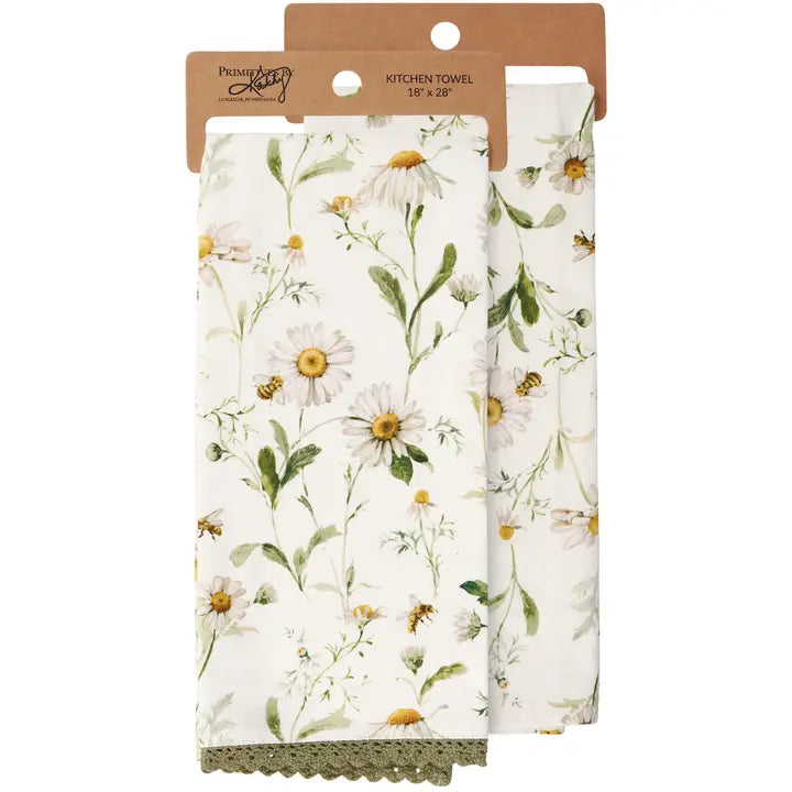 Daisy Lace Kitchen Towel
