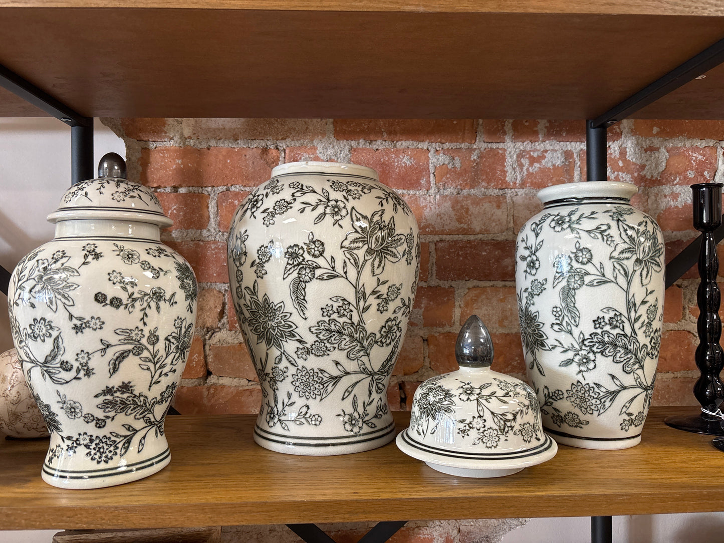 B+W Ginger Jars