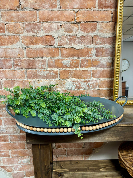 Beaded Tin Tray