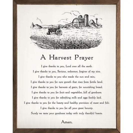 A Harvest Prayer