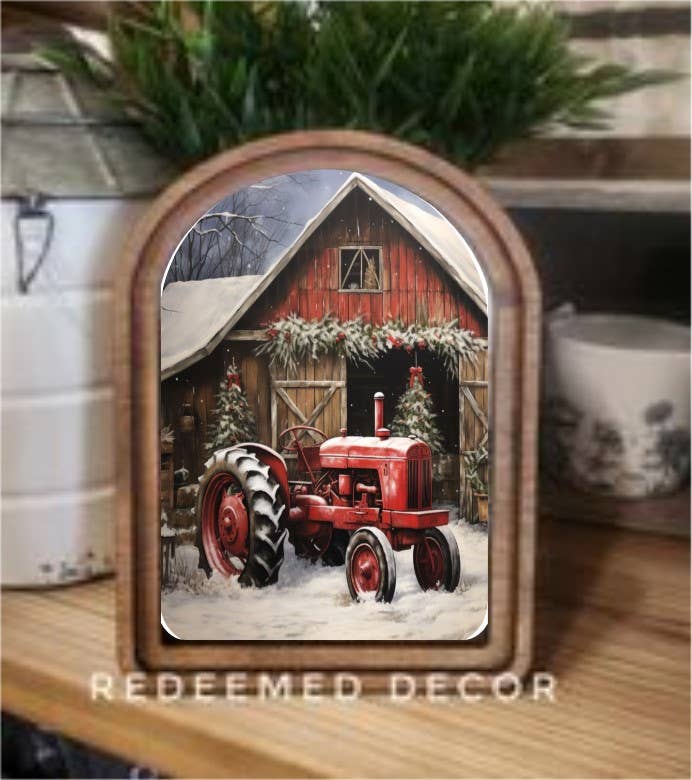 Christmas Tractor