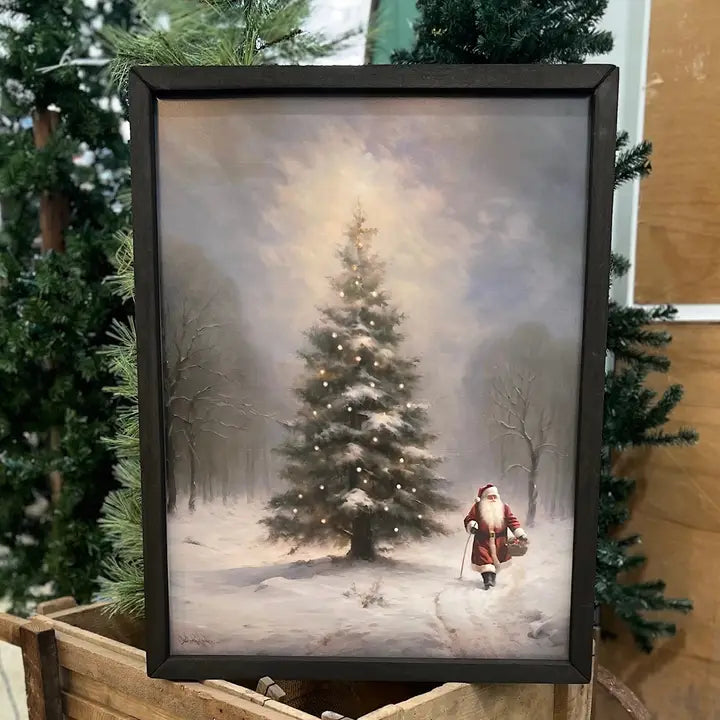Santa's Arrival Box Frame