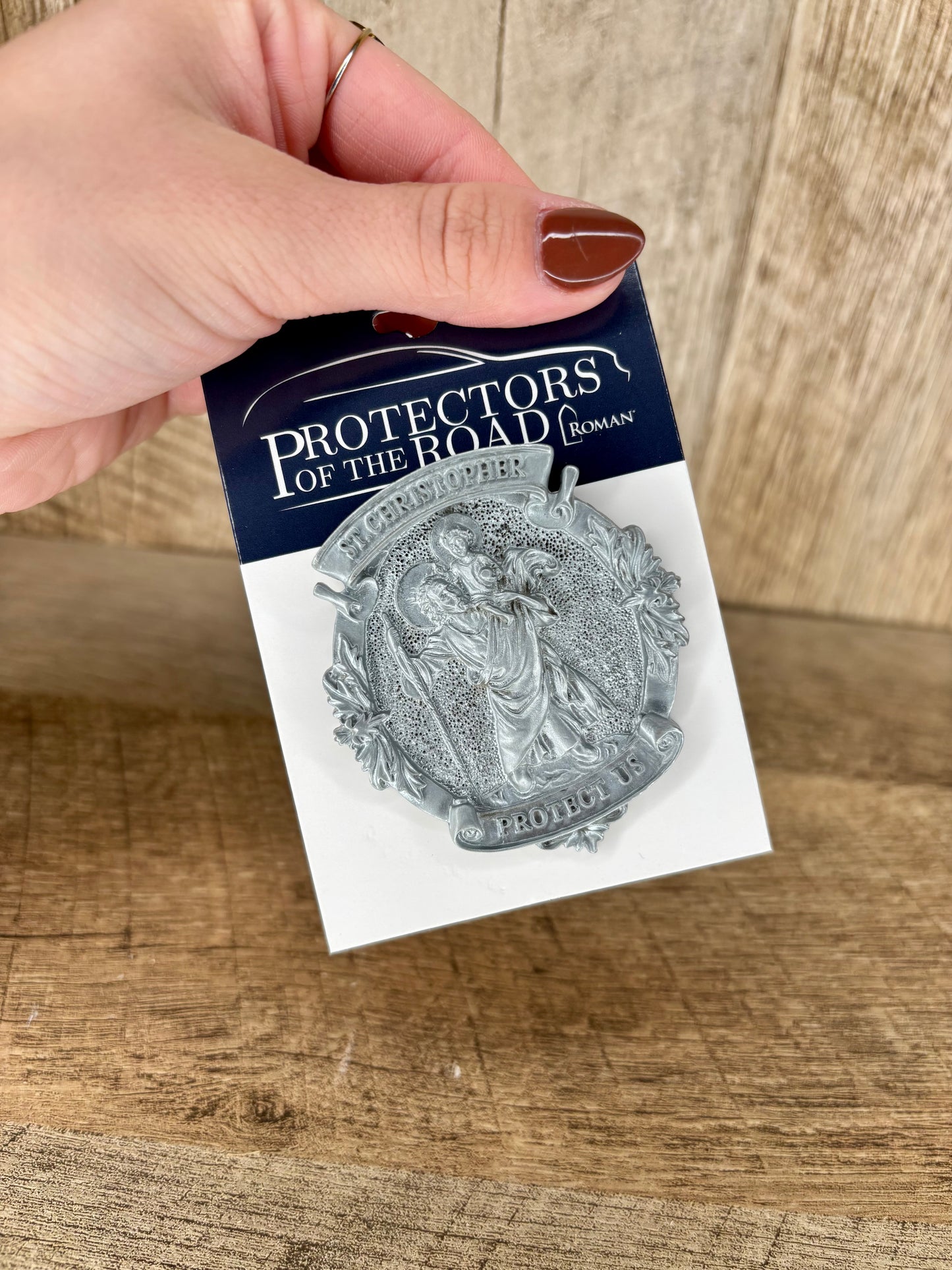 Saint Christopher Visor Clip