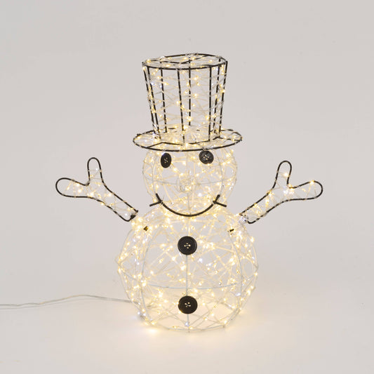 Twinkle Lighted Snowman