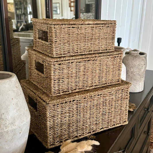 Rectangle Seagrass Trunk