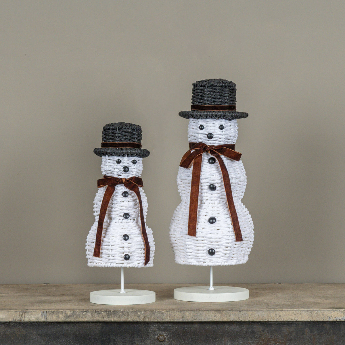 RATTAN SNOWMAN