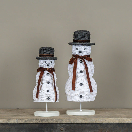 RATTAN SNOWMAN