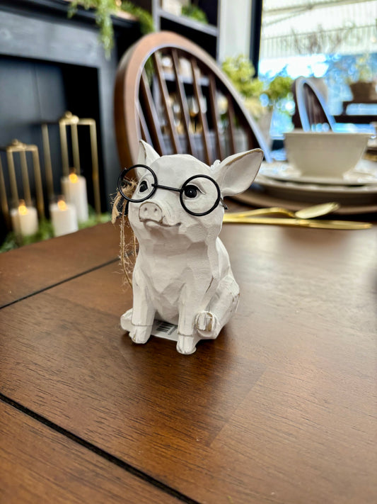 Pig with Glasses