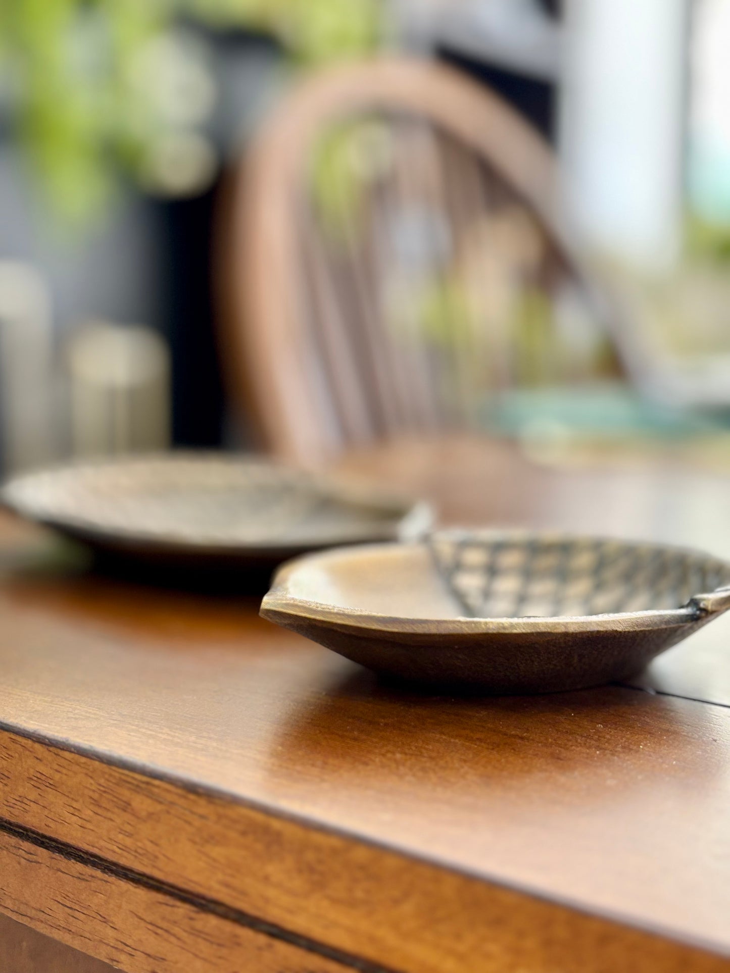 Brass Antique Acorn Tray