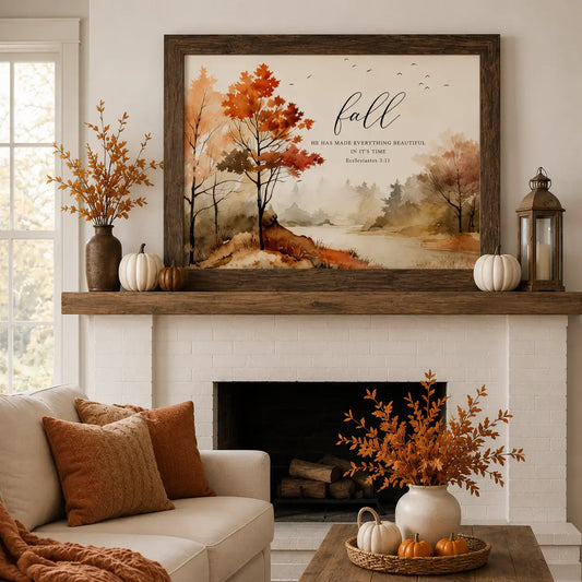 Fall He Has Made Everything Beautiful Wall Art – Decor