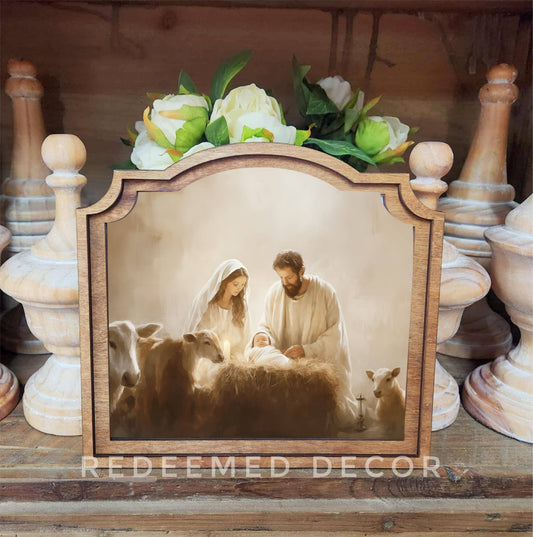 Nativity Framed Art