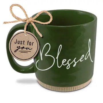Green Blessed Coffee Mug