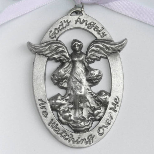 Baby Cradle Medal Angel