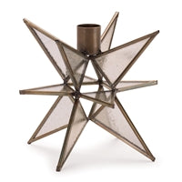 Star Taper Candle Holder