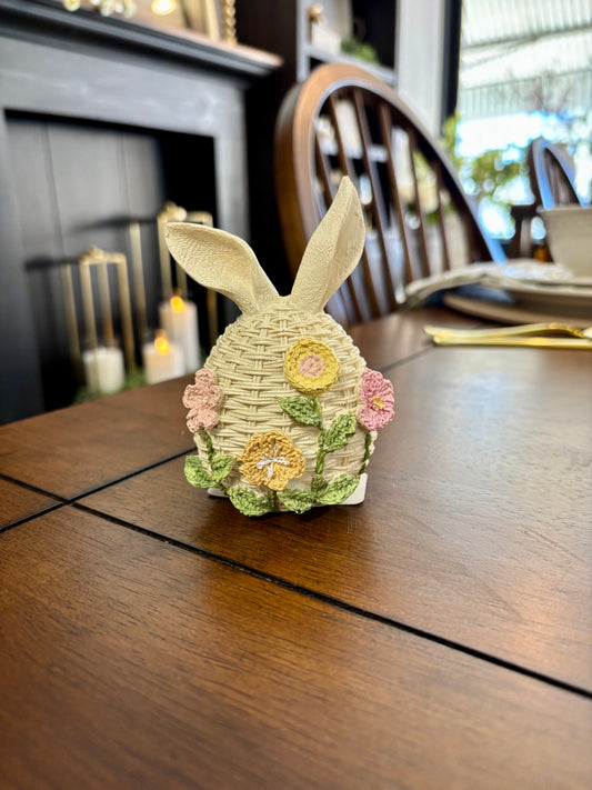 Wicker Easter Egg Bunny