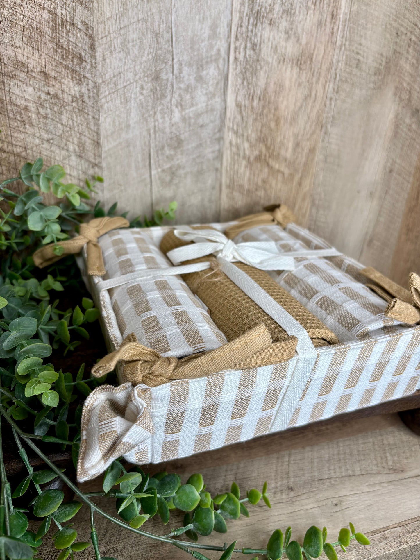 LATTE WEAVE TOWEL GIFT SET