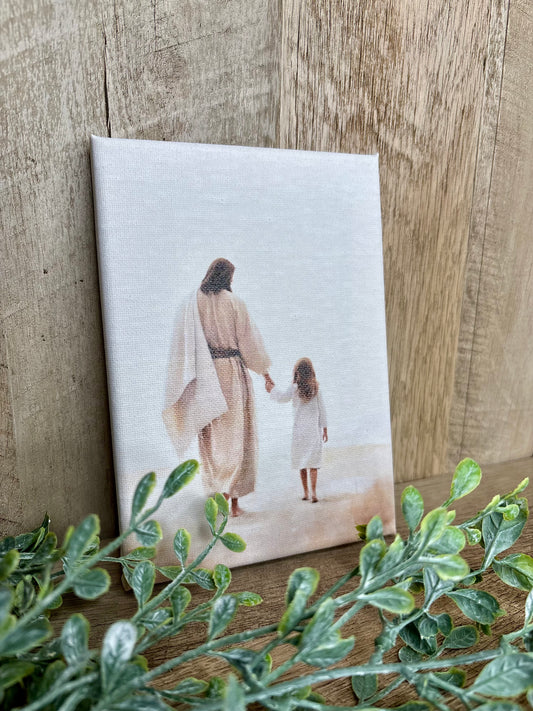 Jesus Walking Canvas