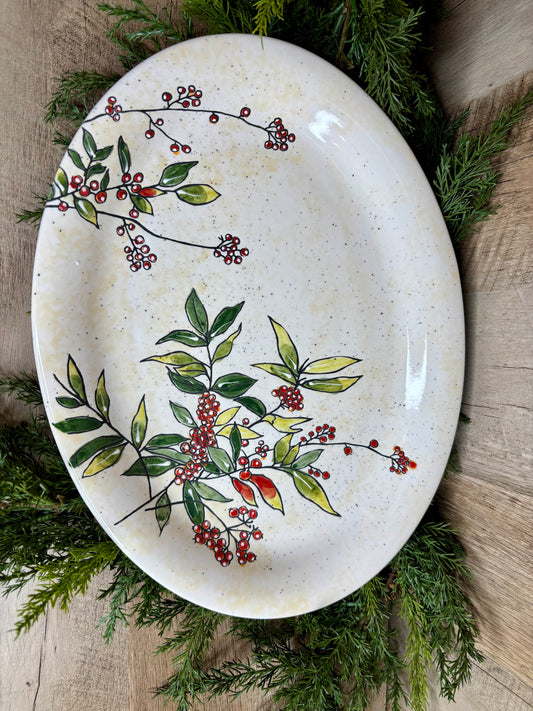 Holly Berry Platter