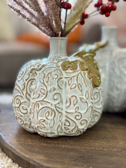 Pumpkin Bud Vase