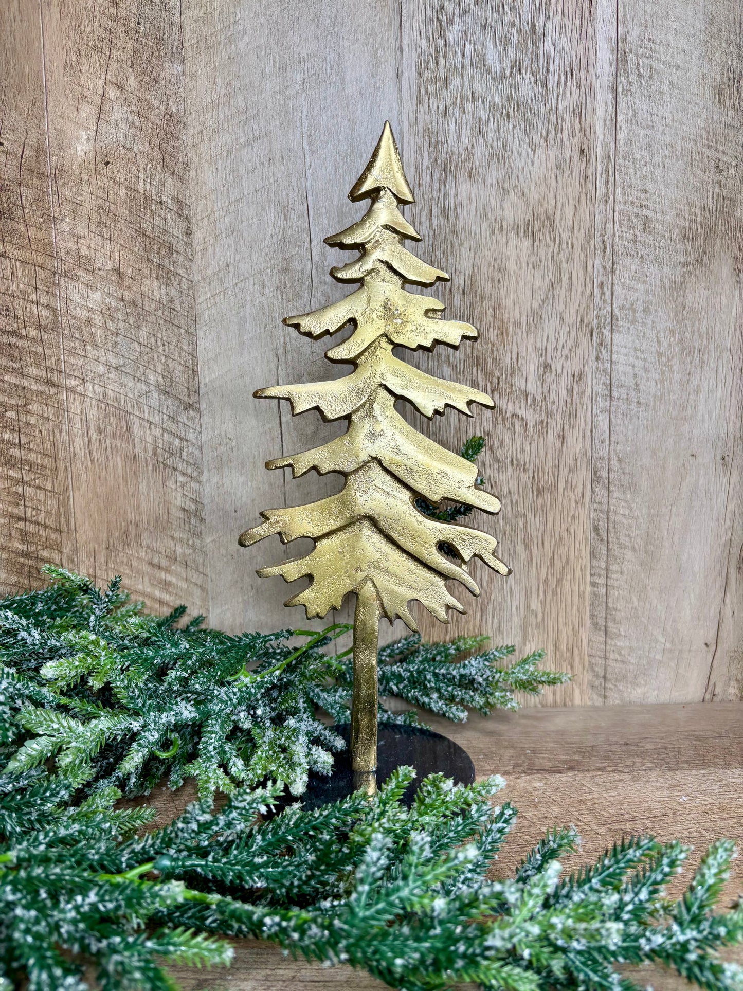 12" GOLD TREE ON MARBLE BASE