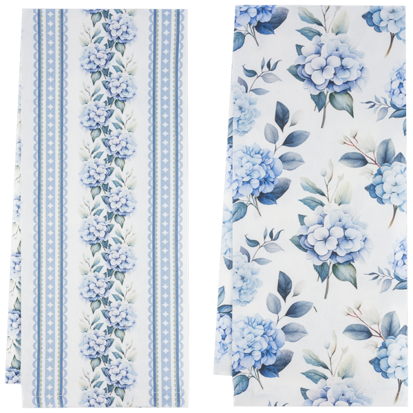 Blue Hydrangea Tea Towel