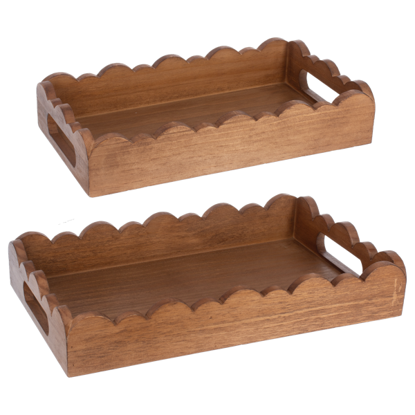 Scallop Edge Tray