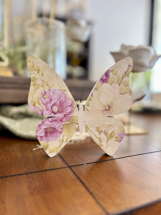 Floral Butterfly Sitter