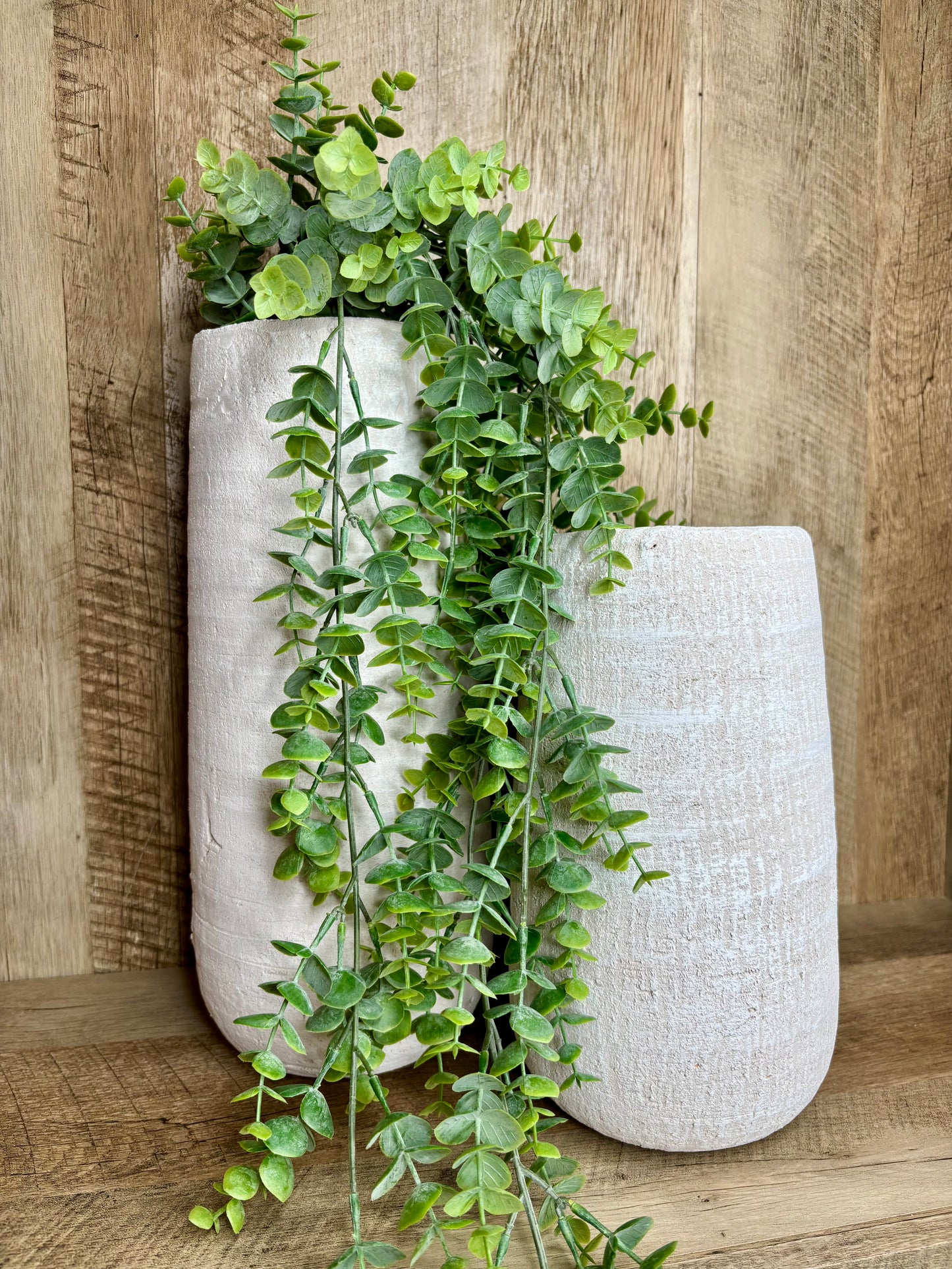WHITE CHALK VASE
